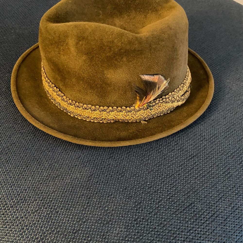 Mallory Canada Vintage Men’s Dark Brown Hat With Band